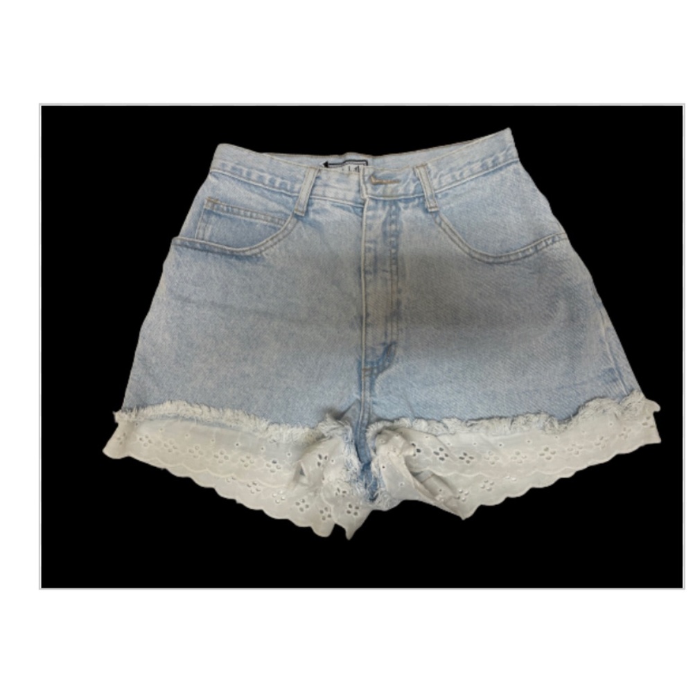the beverly hills high waist mom shorts junior size 9 check measurments